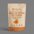 Sachet Brightholm Huile de Pépins de Courge avec Saw Palmetto, 3 000 mg par portion, 180 capsules